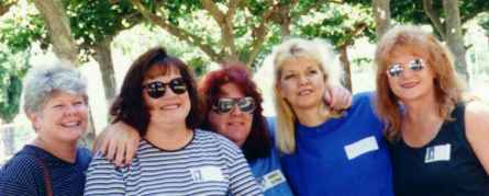 Sandi Berg, Debbie Brady, Bobbye Zeitman, Kris Kessler, Shirley Wilson