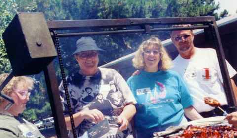 Debbie (Sues daughter), Carol Hurd, Sue Wentz and her fianc Ernie Niegel